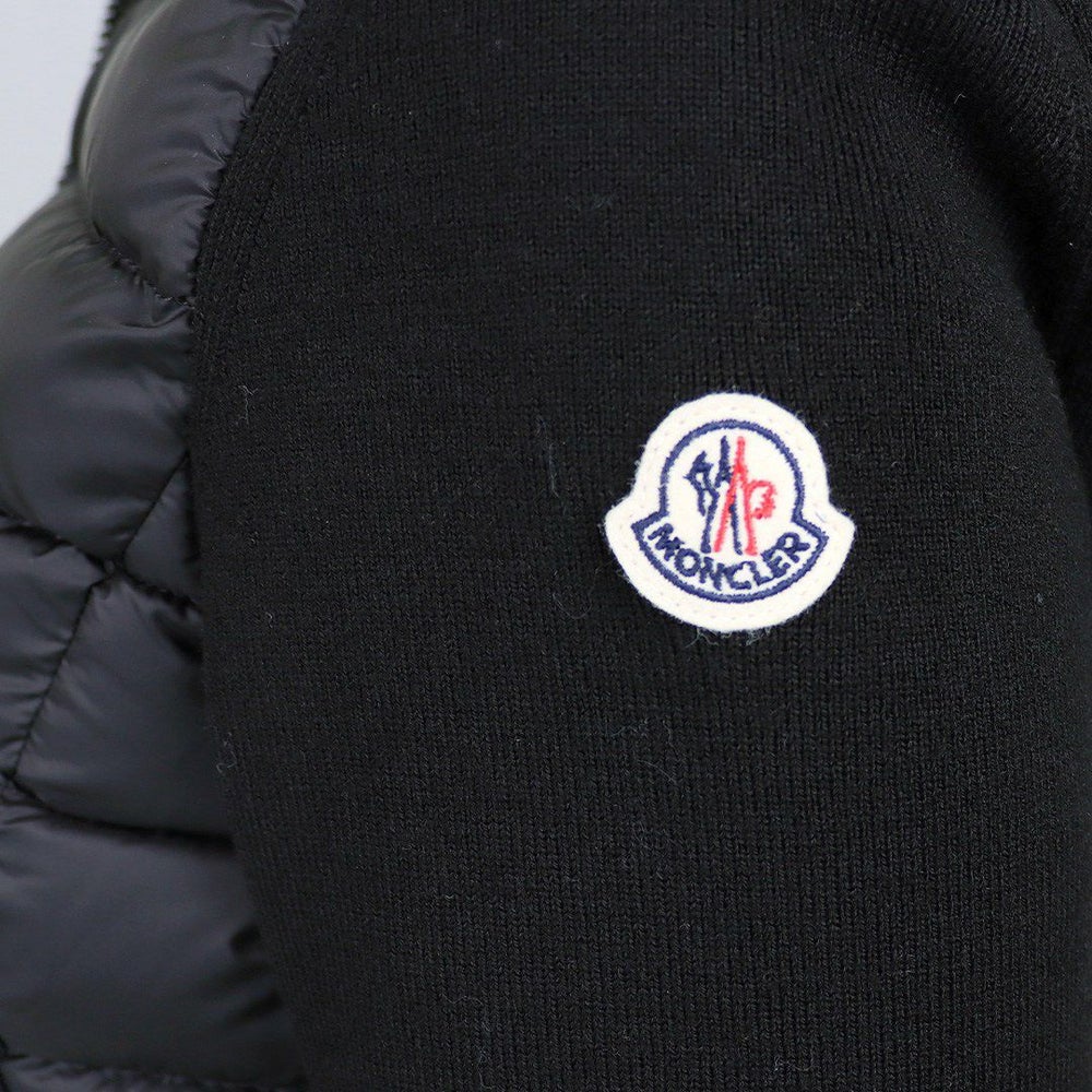 モンクレール MONCLER レディース ダウンジャケット ダウンニット セーター カーディガン 9B000 19 M1122 999 BLACK