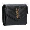 サンローランパリ SAINT LAURENT PARIS 折財布 三つ折り財布 MONOGRAMME SAINT LAURENT MATELASSE 692061 BOW01 1000 【お取り寄せ】