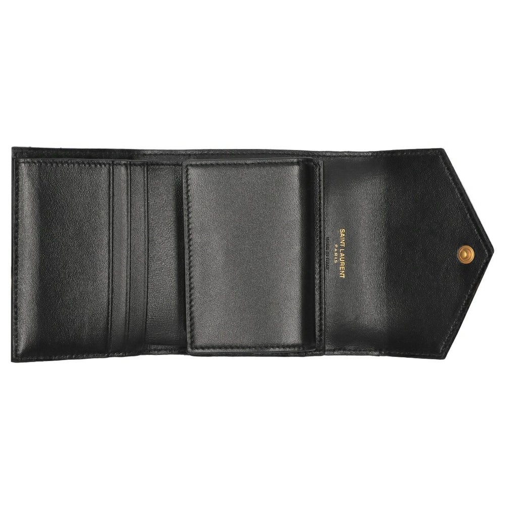 サンローランパリ SAINT LAURENT PARIS 折財布 三つ折り財布 MONOGRAMME SAINT LAURENT MATELASSE 692061 BOW01 1000 【お取り寄せ】