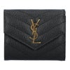 サンローランパリ SAINT LAURENT PARIS 折財布 三つ折り財布 MONOGRAMME SAINT LAURENT MATELASSE 692061 BOW01 1000 【お取り寄せ】