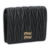 ミュウミュウ MIUMIU 折財布 二つ折り財布 MATELASSE マトラッセ マテラッセ 5MV204 AFPP F0002 NERO 【お取り寄せ】