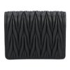 ミュウミュウ MIUMIU 折財布 二つ折り財布 MATELASSE マトラッセ マテラッセ 5MV204 AFPP F0002 NERO 【お取り寄せ】