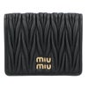 ミュウミュウ MIUMIU 折財布 二つ折り財布 MATELASSE マトラッセ マテラッセ 5MV204 AFPP F0002 NERO 【お取り寄せ】