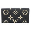 ルイヴィトン LOUIS VUITTON 長財布 アンプラント M83138 ブラック ベージュ ポルトフォイユ･エミリー