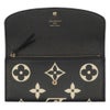 ルイヴィトン LOUIS VUITTON 長財布 アンプラント M83138 ブラック ベージュ ポルトフォイユ･エミリー