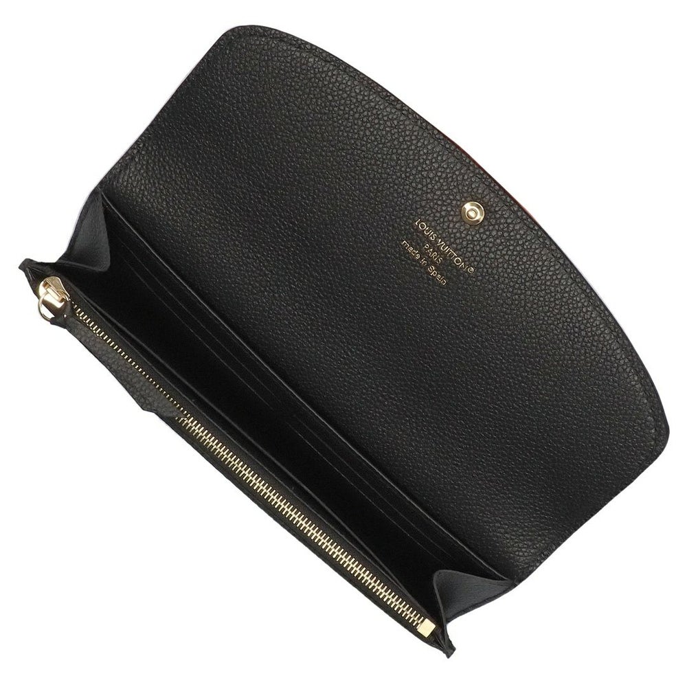 ルイヴィトン LOUIS VUITTON 長財布 アンプラント M83138 ブラック ベージュ ポルトフォイユ･エミリー