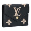 ルイヴィトン LOUIS VUITTON 折財布 三つ折り財布 アンプラント M80968 ブラック ベージュ ポルトフォイユ･ヴィクトリーヌ