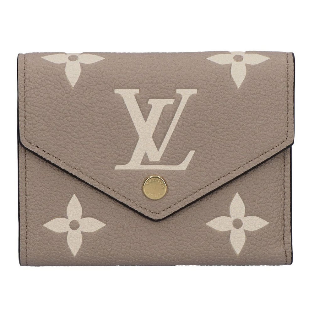 ルイヴィトン LOUIS VUITTON 折財布 三つ折り財布 アンプラント M81861 トゥルトレール クレーム ポルトフォイユ･ヴィクトリーヌ