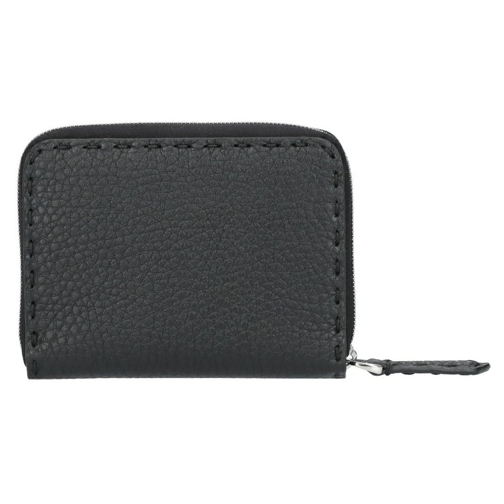 フェンディ FENDI 折財布 二つ折り財布 SELLERIA セレリア 7M0374 AP3B F0GXN BLACK+PALLADIUM 【お取り寄せ】