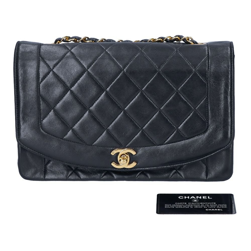 【リユース品】 シャネル CHANEL バッグ ショルダーバッグ ダイアナマトラッセチェーンショルダーバッグ A01164 ブラック/ゴールド金具 【お取り寄せ】