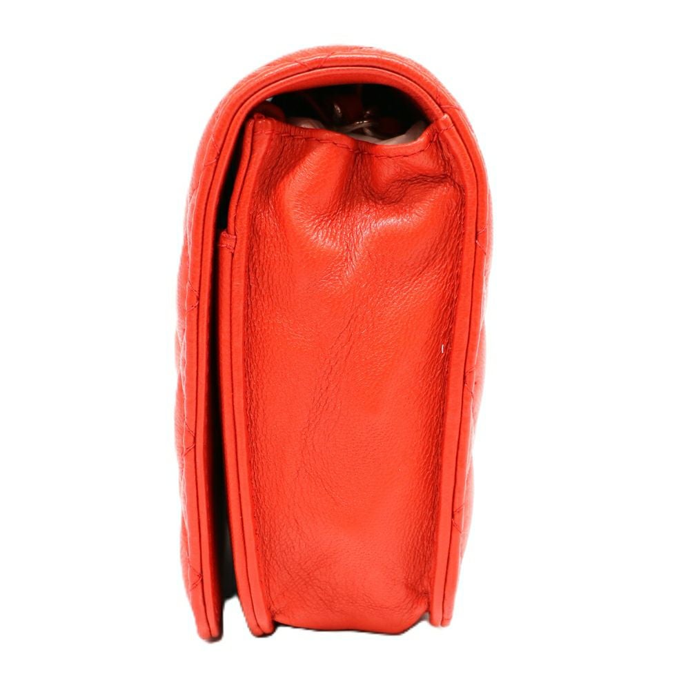 【リユース品】 シャネル CHANEL バッグ ショルダーバッグ マトラッセチェーンウォレット レッド/シルバー金具 【お取り寄せ】