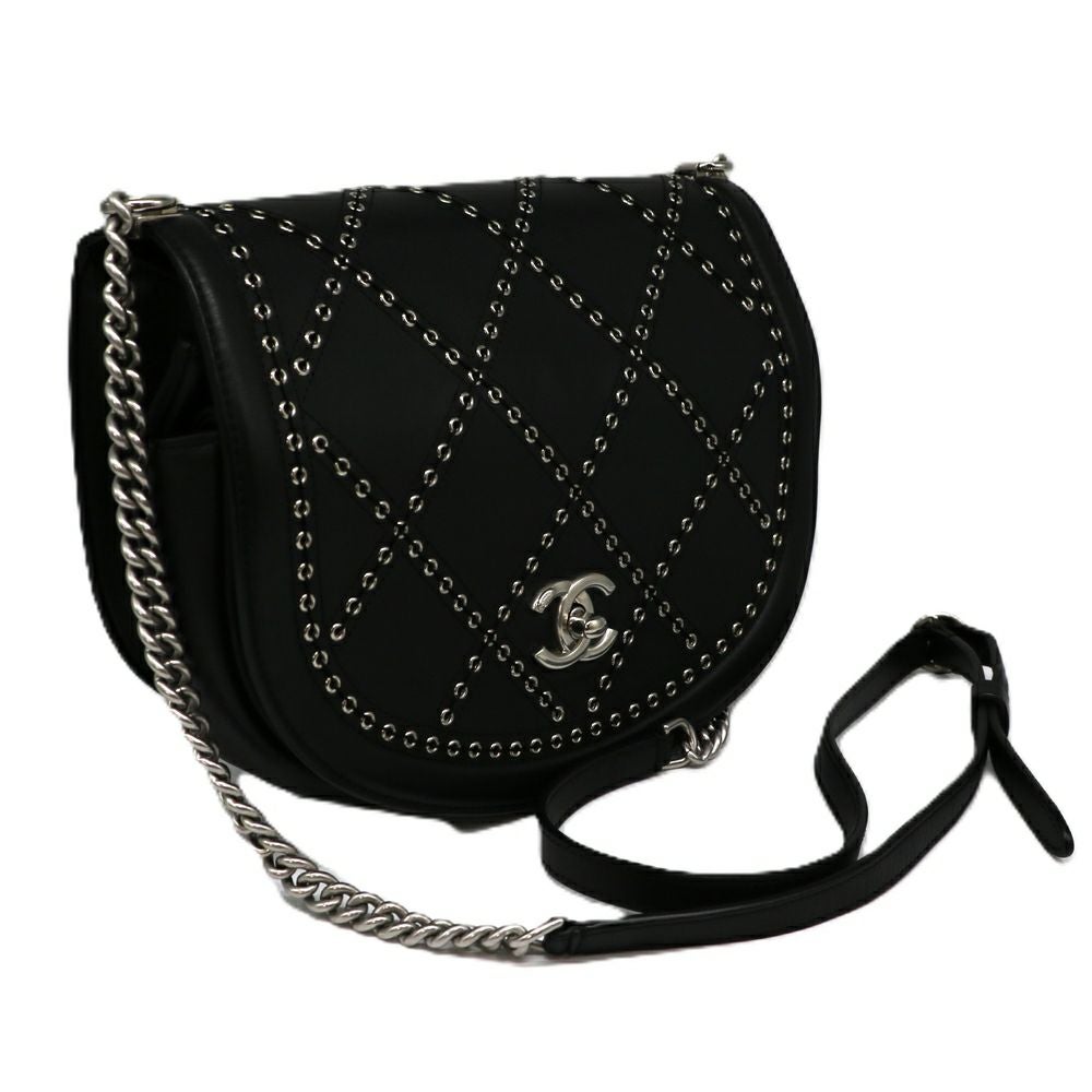 【リユース品】 シャネル CHANEL バッグ ショルダーバッグ ココアイレット ラウンドミニ チェーンショルダーバッグ A69993 ブラック/シルバー金具 【お取り寄せ】