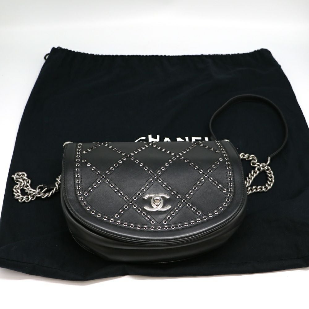 【リユース品】 シャネル CHANEL バッグ ショルダーバッグ ココアイレット ラウンドミニ チェーンショルダーバッグ A69993 ブラック/シルバー金具 【お取り寄せ】