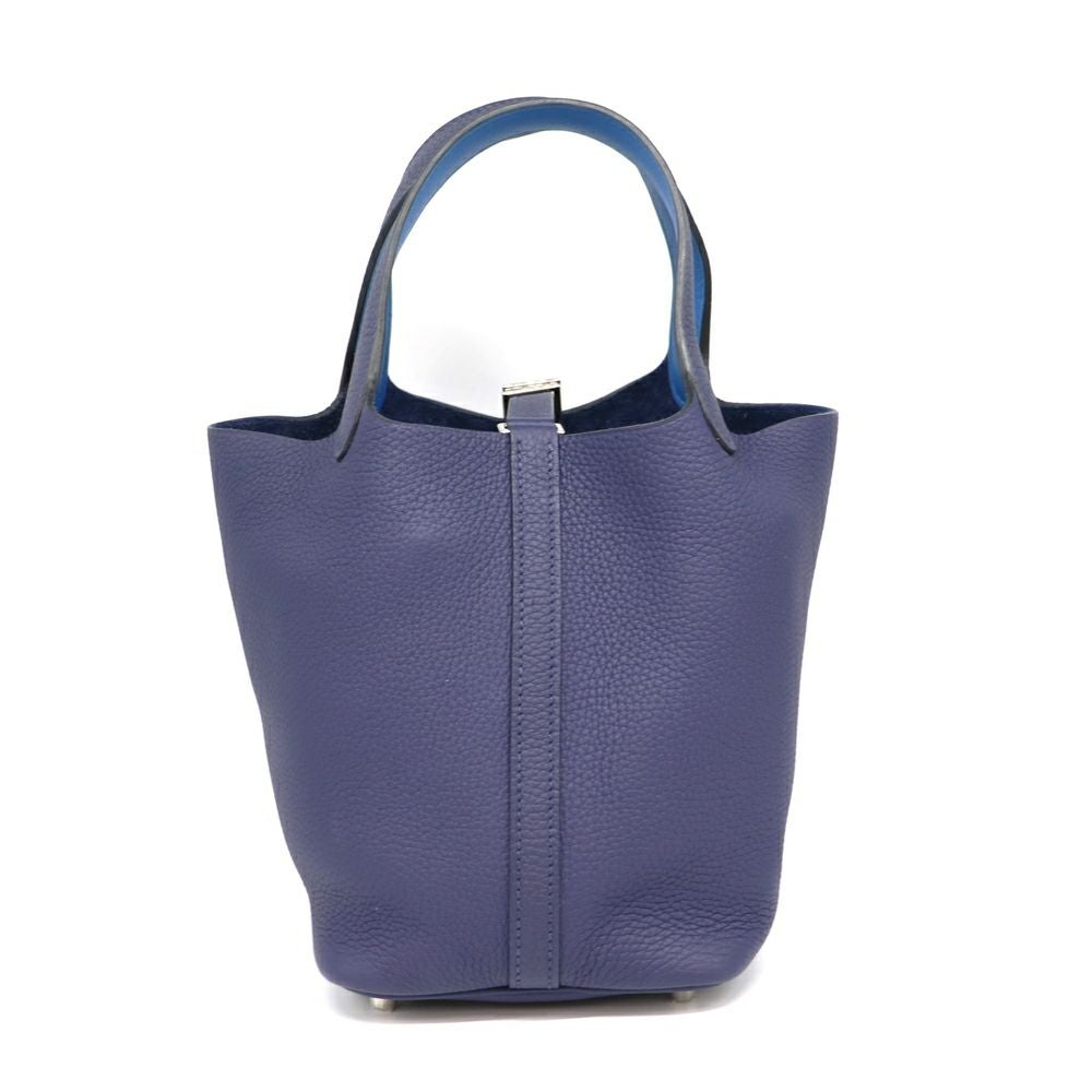 【リユース品】 エルメス HERMES バッグ ハンドバッグ ピコタンロック PM ブルーアンクル/シルバー金具 【お取り寄せ】