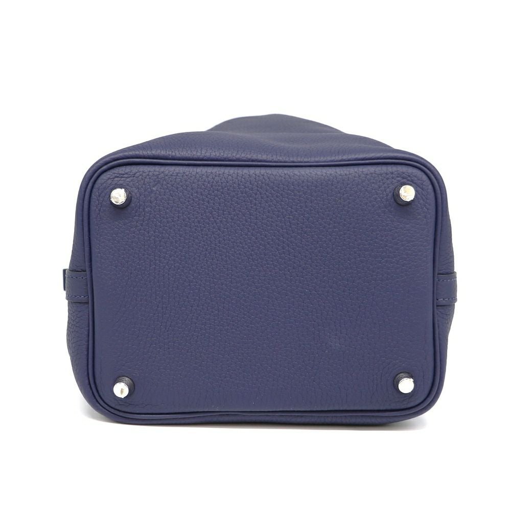 【リユース品】 エルメス HERMES バッグ ハンドバッグ ピコタンロック PM ブルーアンクル/シルバー金具 【お取り寄せ】