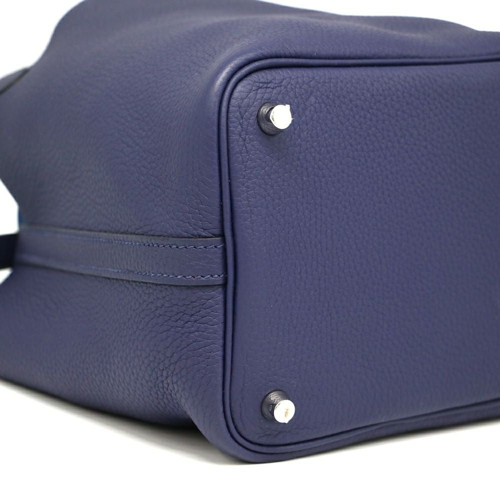 【リユース品】 エルメス HERMES バッグ ハンドバッグ ピコタンロック PM ブルーアンクル/シルバー金具 【お取り寄せ】