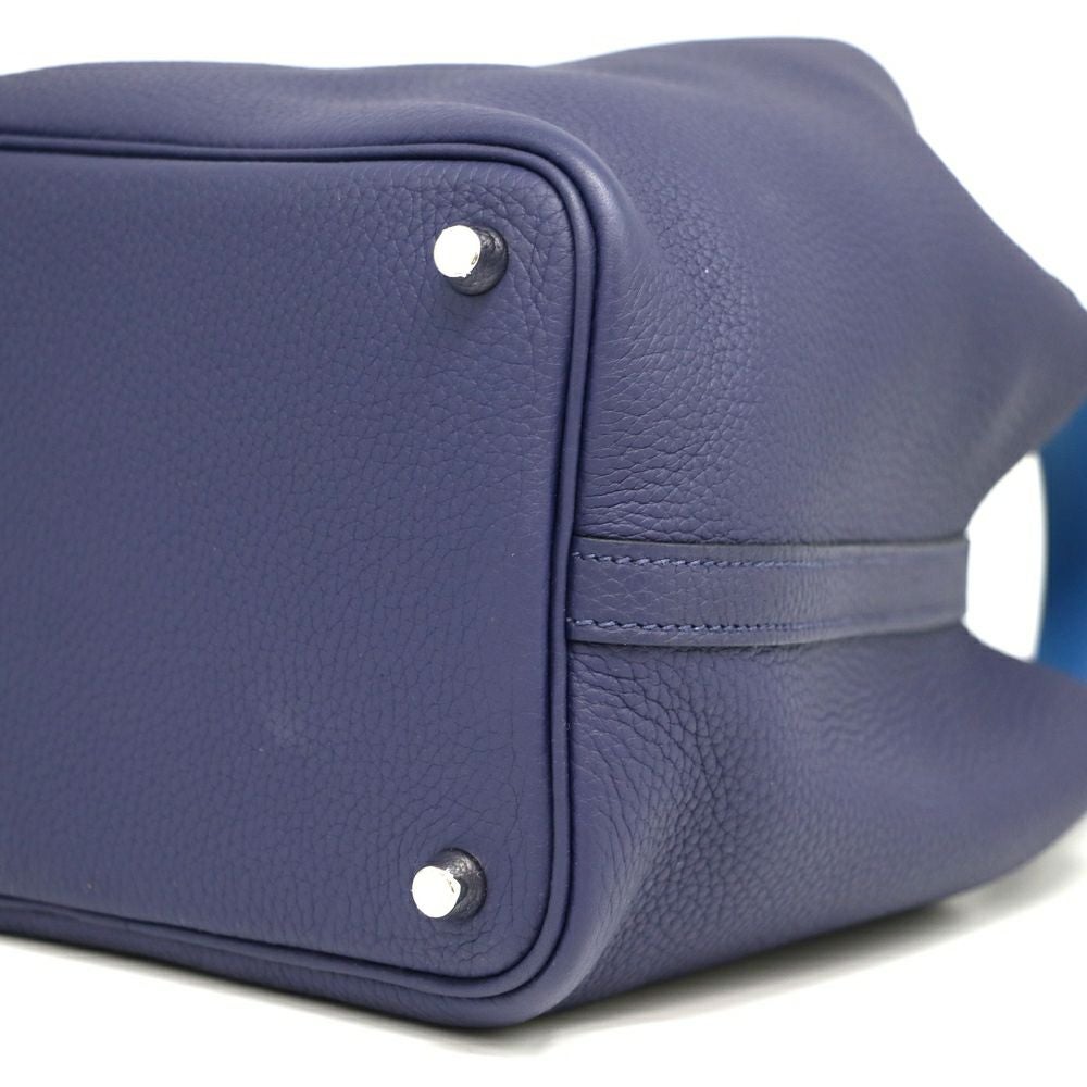 【リユース品】 エルメス HERMES バッグ ハンドバッグ ピコタンロック PM ブルーアンクル/シルバー金具 【お取り寄せ】