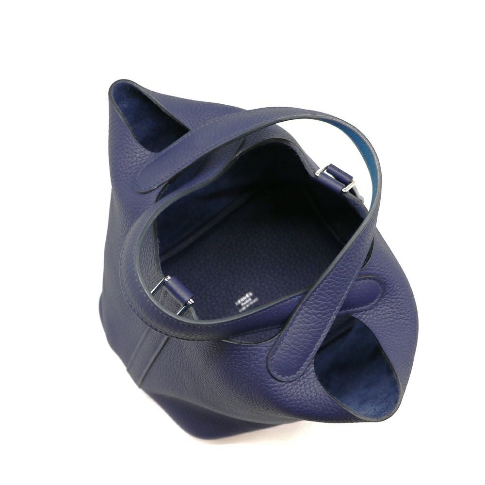 【リユース品】 エルメス HERMES バッグ ハンドバッグ ピコタンロック PM ブルーアンクル/シルバー金具 【お取り寄せ】
