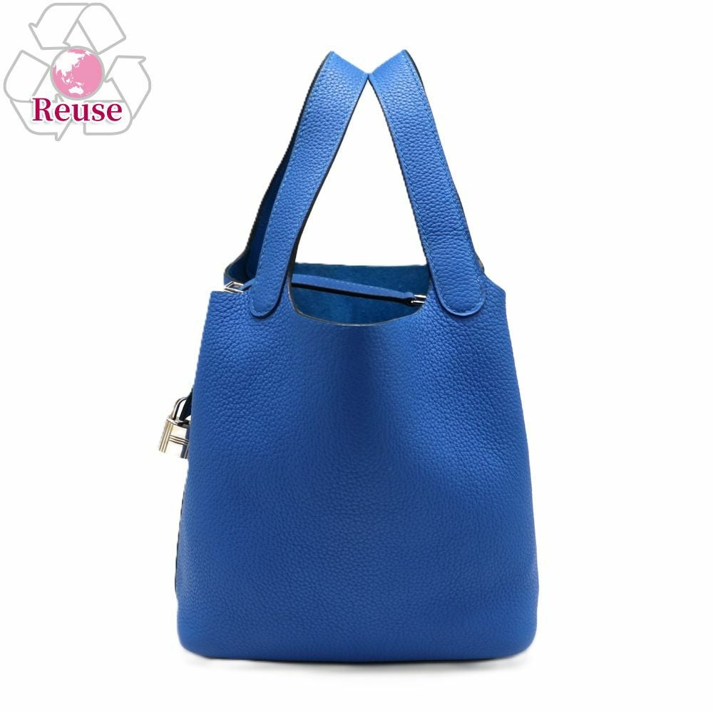 【リユース品】 エルメス HERMES バッグ ハンドバッグ ピコタンロック PM ブルーフランス/シルバー金具 【お取り寄せ】