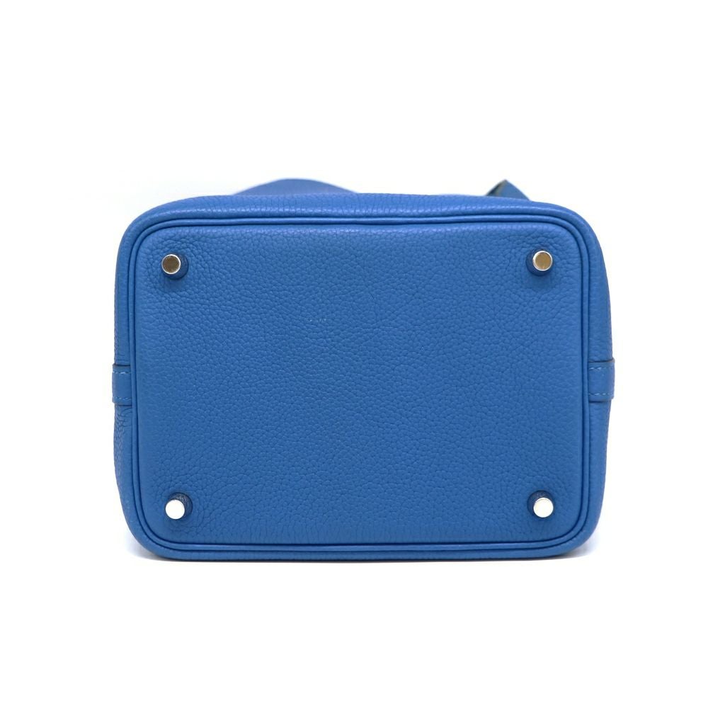 【リユース品】 エルメス HERMES バッグ ハンドバッグ ピコタンロック PM ブルーフランス/シルバー金具 【お取り寄せ】