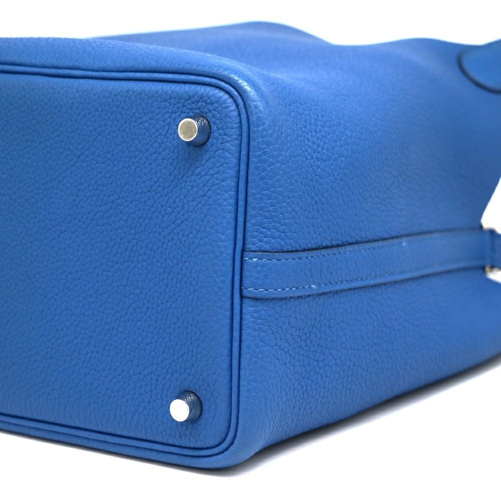 【リユース品】 エルメス HERMES バッグ ハンドバッグ ピコタンロック PM ブルーフランス/シルバー金具 【お取り寄せ】