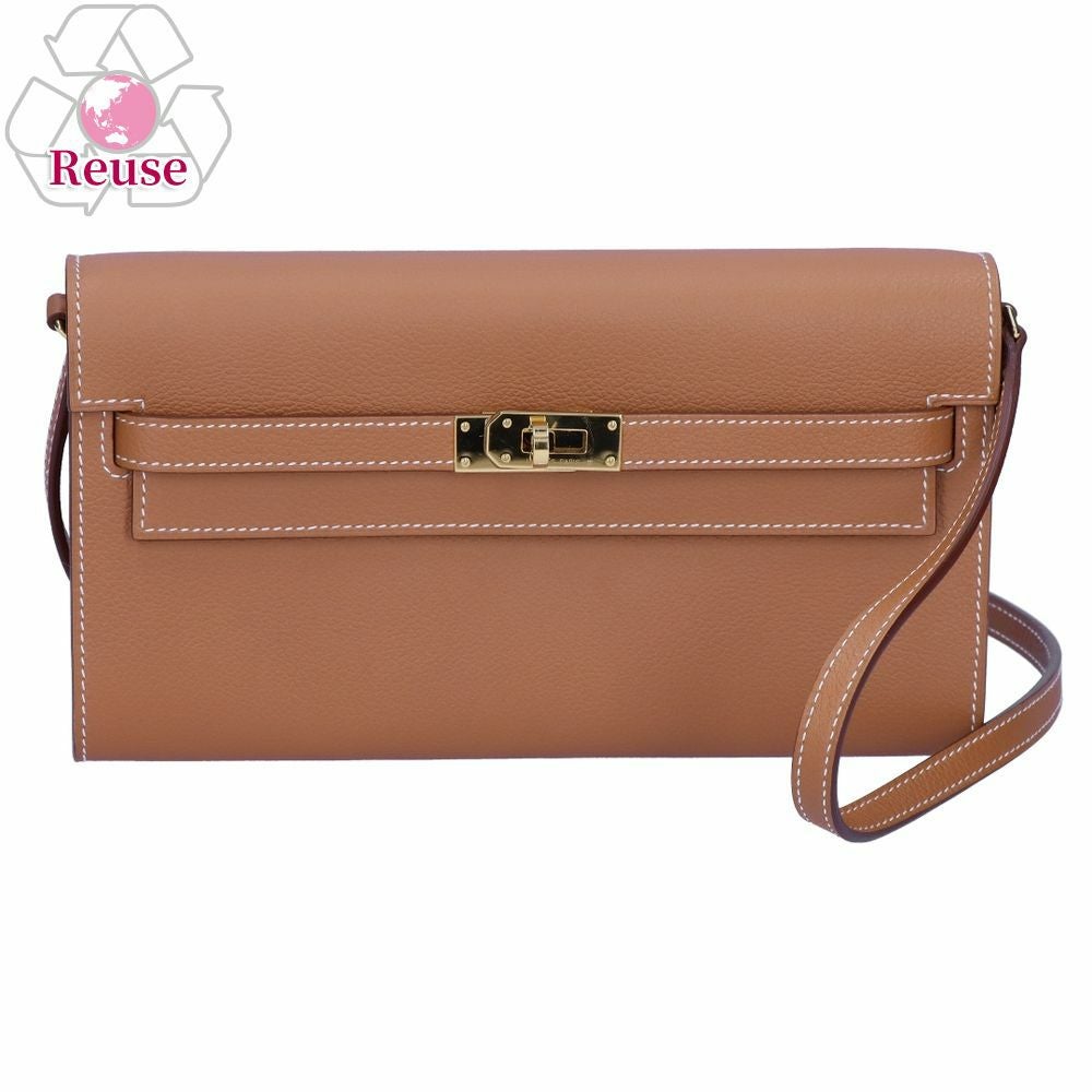 【リユース品】 エルメス HERMES バッグ ショルダーバッグ ケリーロングトゥーゴー ゴールド/ゴールド金具 【お取り寄せ】