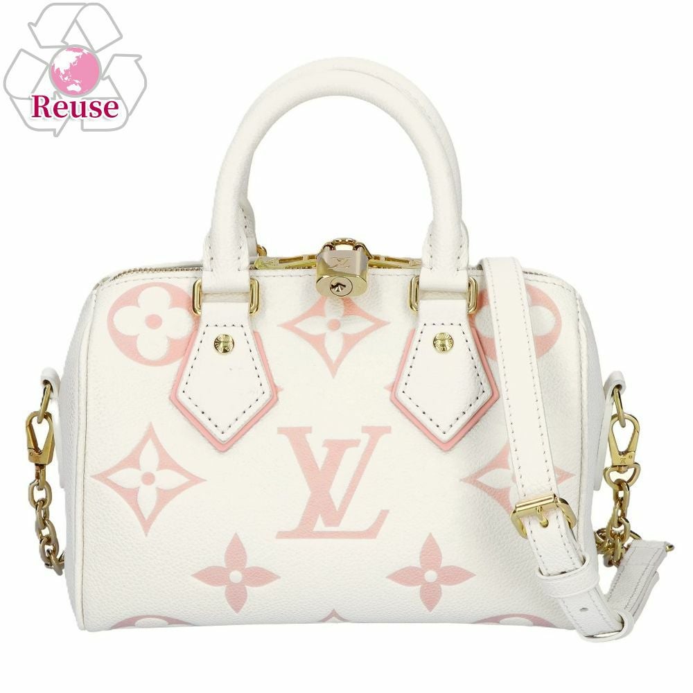 【リユース品】 ルイヴィトン LOUIS VUITTON バッグ 2WAYバッグ スピーディバンドリエール20 M46875 ホワイト系/ピンク系 【お取り寄せ】