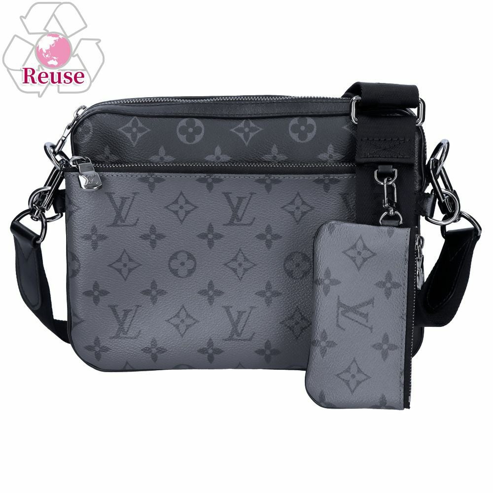 【リユース品】 ルイヴィトン LOUIS VUITTON バッグ 2WAYバッグ トリオメッセンジャー M69443 ブラック系/グレー系 【お取り寄せ】