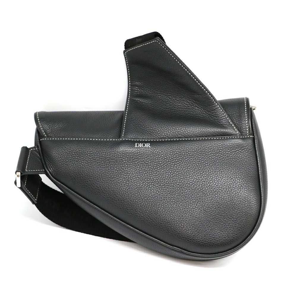 【リユース品】 ディオール DIOR バッグ ショルダーバッグ サドルバッグ ブラック 【お取り寄せ】