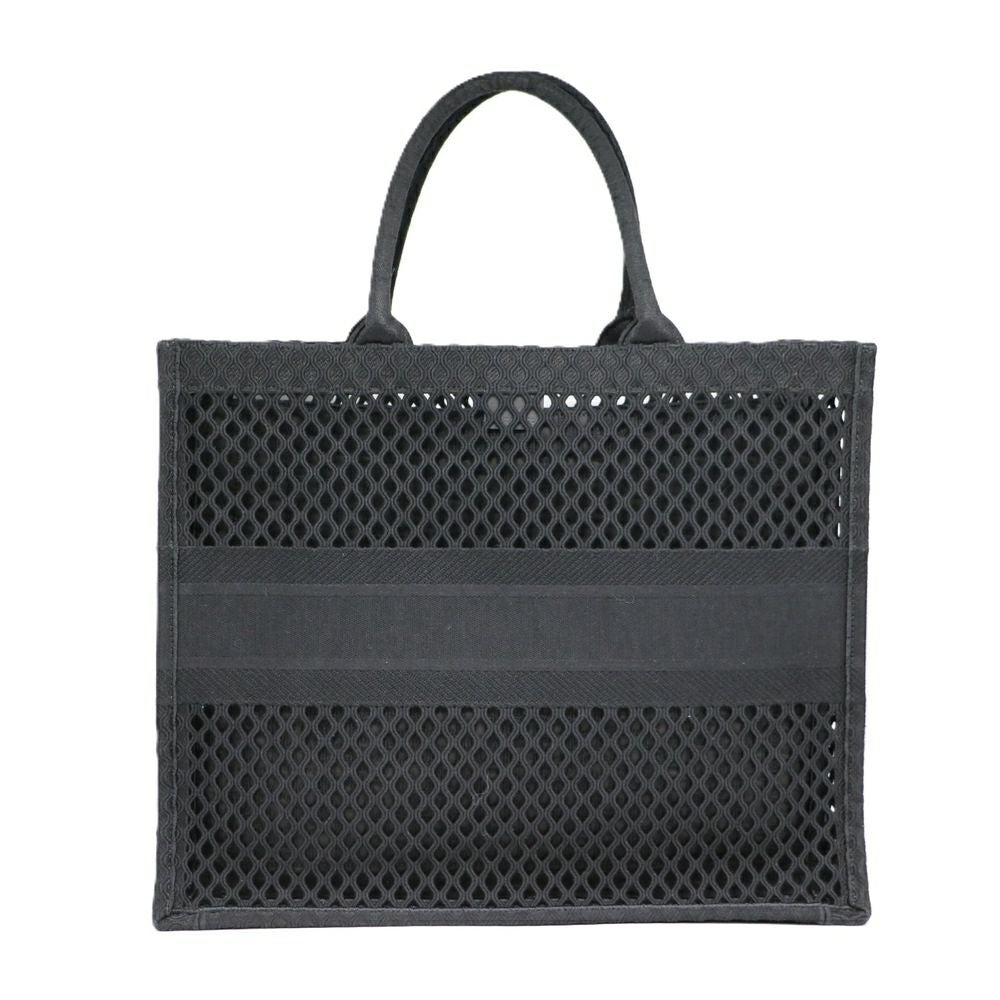 【リユース品】 ディオール DIOR バッグ トートバッグ ブックトート　ミディアム ブラック 【お取り寄せ】