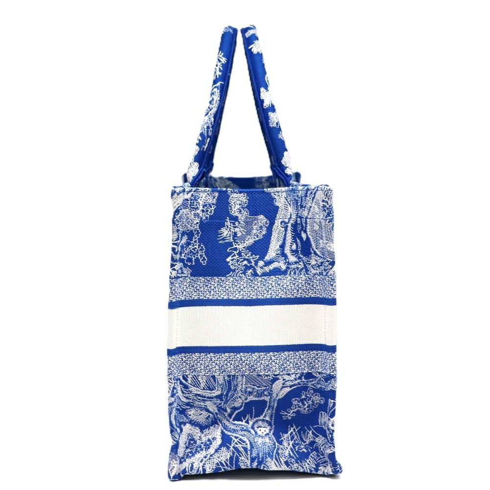【リユース品】 ディオール DIOR バッグ トートバッグ ブックトート　ミディアム ブルー系 【お取り寄せ】