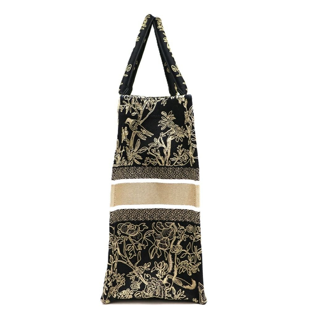 【リユース品】 ディオール DIOR バッグ トートバッグ ブックトート　ラージ ブラック系 【お取り寄せ】