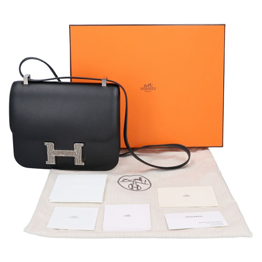 【リユース品】 エルメス HERMES バッグ ショルダーバッグ コンスタンス3ミニ ブラック/シルバー金具 【お取り寄せ】