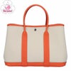 【リユース品】 エルメス HERMES バッグ ハンドバッグ ガーデンパーティ TPM オレンジ系 【お取り寄せ】