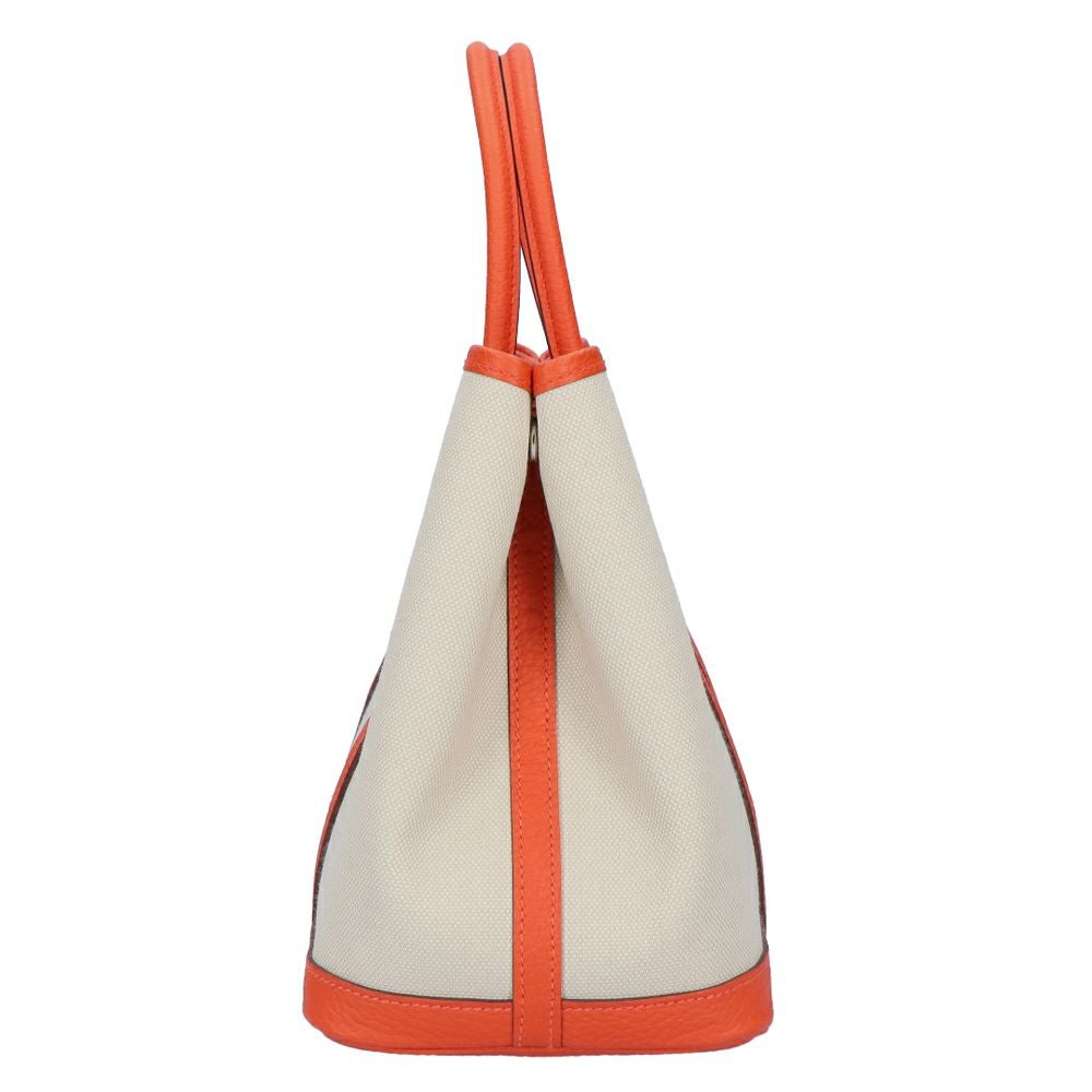 【リユース品】 エルメス HERMES バッグ ハンドバッグ ガーデンパーティ TPM オレンジ系 【お取り寄せ】