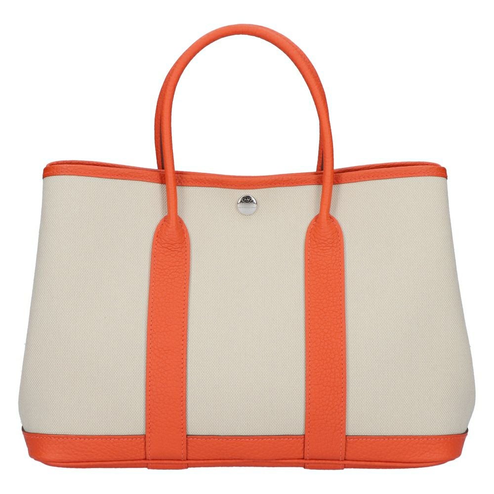 【リユース品】 エルメス HERMES バッグ ハンドバッグ ガーデンパーティ TPM オレンジ系 【お取り寄せ】