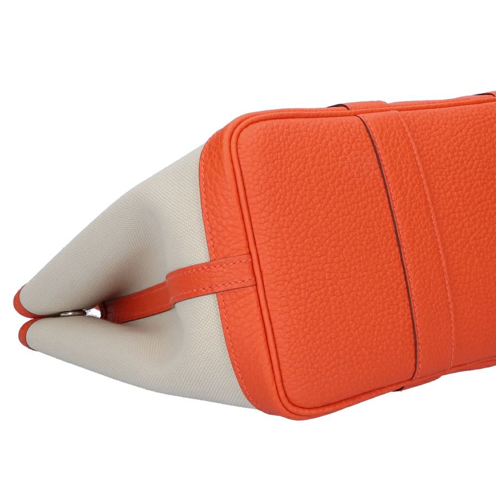 【リユース品】 エルメス HERMES バッグ ハンドバッグ ガーデンパーティ TPM オレンジ系 【お取り寄せ】