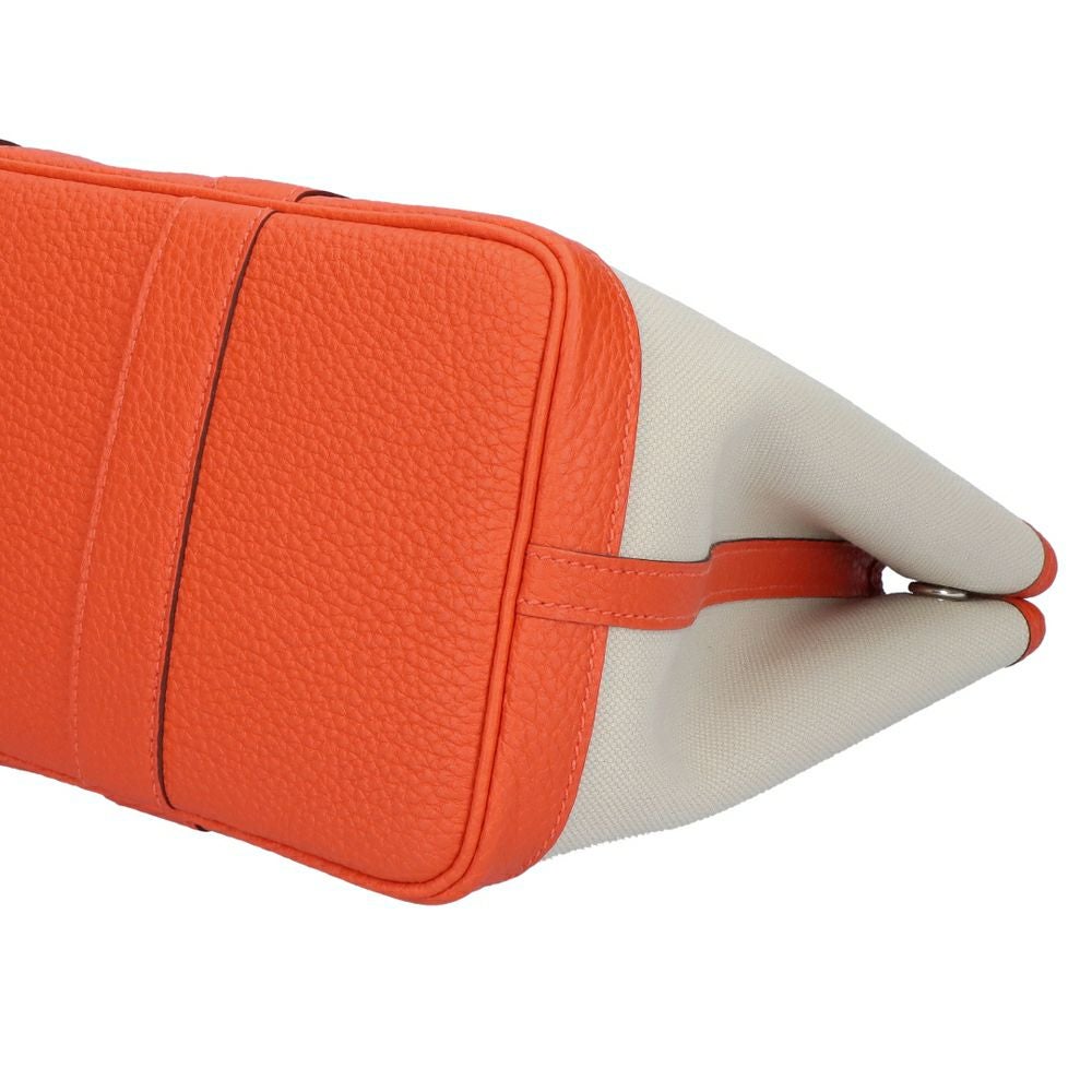 【リユース品】 エルメス HERMES バッグ ハンドバッグ ガーデンパーティ TPM オレンジ系 【お取り寄せ】