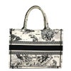 【リユース品】 ディオール DIOR バッグ トートバッグ ブックトート ミディアム ブラック/ホワイト 【お取り寄せ】