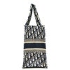 【リユース品】 ディオール DIOR バッグ トートバッグ ブックトート ミディアム ネイビー/ホワイト 【お取り寄せ】