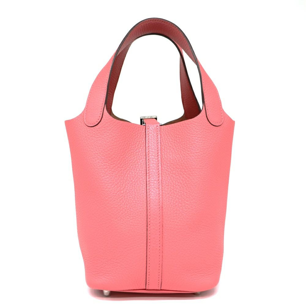 【リユース品】 エルメス HERMES バッグ ハンドバッグ ピコタンロックPM ローズアザレ/シルバー金具 【お取り寄せ】