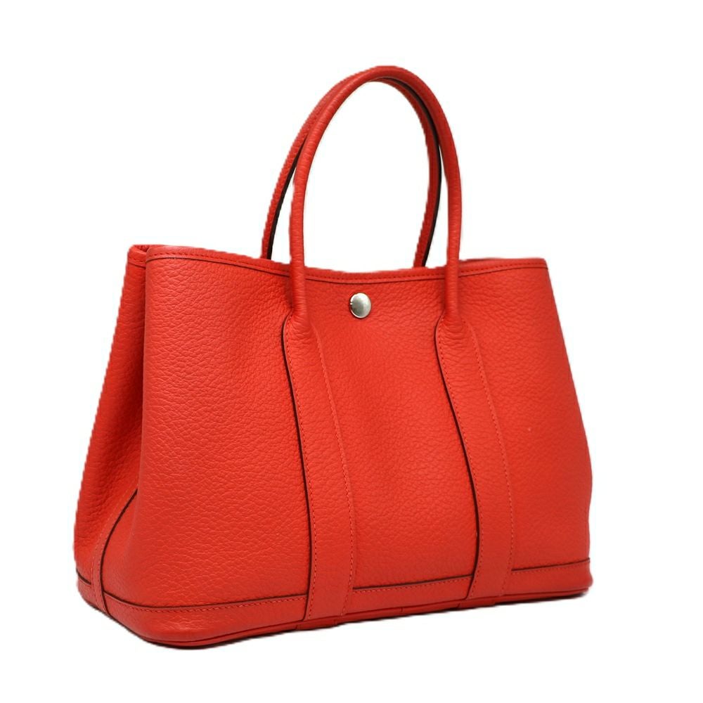 【リユース品】 エルメス HERMES バッグ トートバッグ ガーデンパーティTPM レッド系 【お取り寄せ】