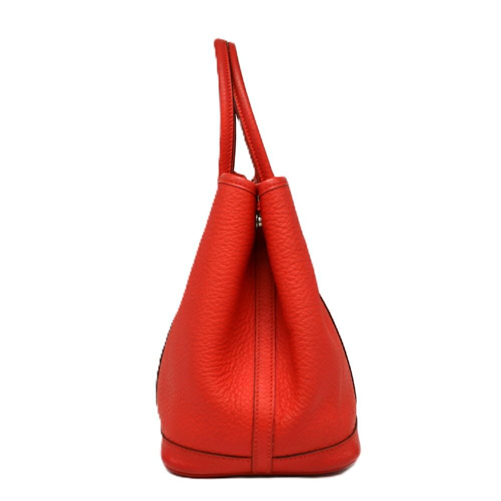【リユース品】 エルメス HERMES バッグ トートバッグ ガーデンパーティTPM レッド系 【お取り寄せ】