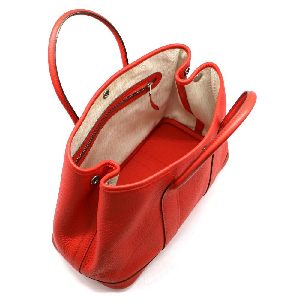 【リユース品】 エルメス HERMES バッグ トートバッグ ガーデンパーティTPM レッド系 【お取り寄せ】