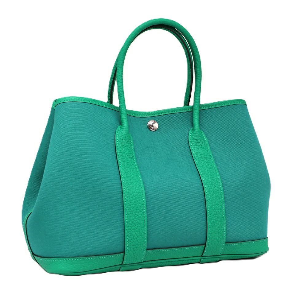【リユース品】 エルメス HERMES バッグ トートバッグ ガーデンパーティTPM グリーン系 【お取り寄せ】