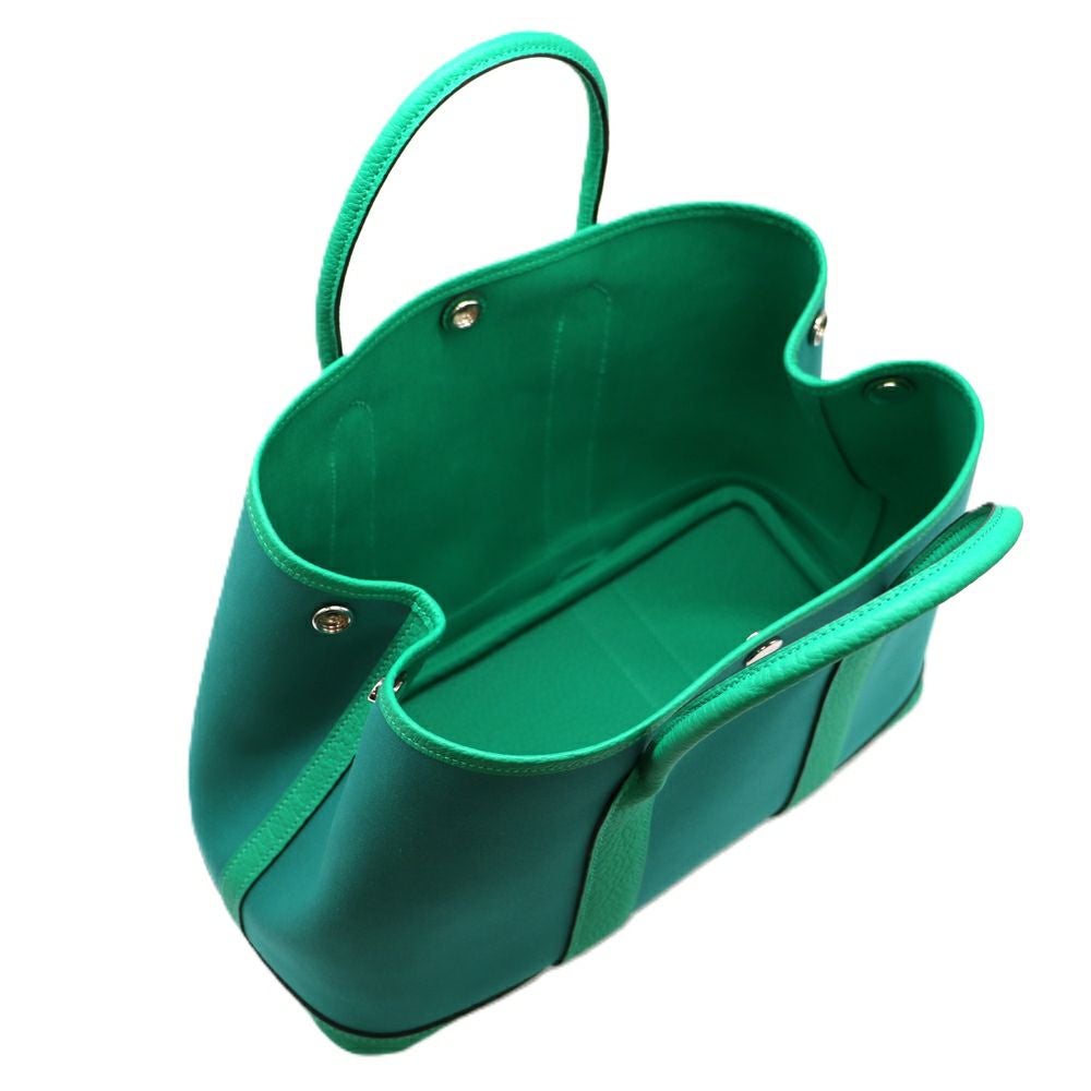 【リユース品】 エルメス HERMES バッグ トートバッグ ガーデンパーティTPM グリーン系 【お取り寄せ】