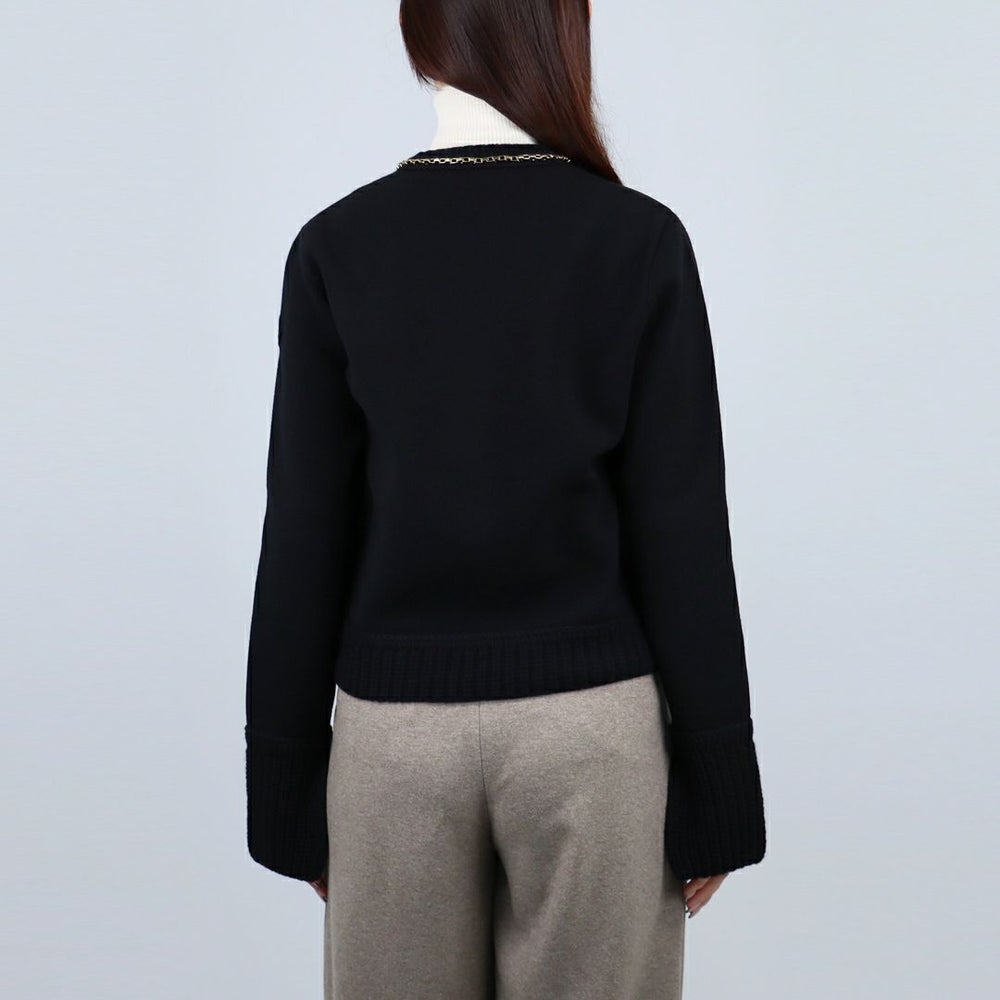 モンクレール MONCLER レディース ニットダウン ダウンカーディガン 9B000 17 M1241 999 BLACK