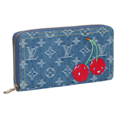 ルイヴィトン LOUIS VUITTON 村上隆 長財布 M14160 LV × TM ジッピー 