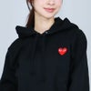 コムデギャルソン COMME DES GARCONS ユニセックス パーカー フーディ スウェット プルオーバー PLAY プレイ T174 SWEATSHIRT RED EMBLEM
