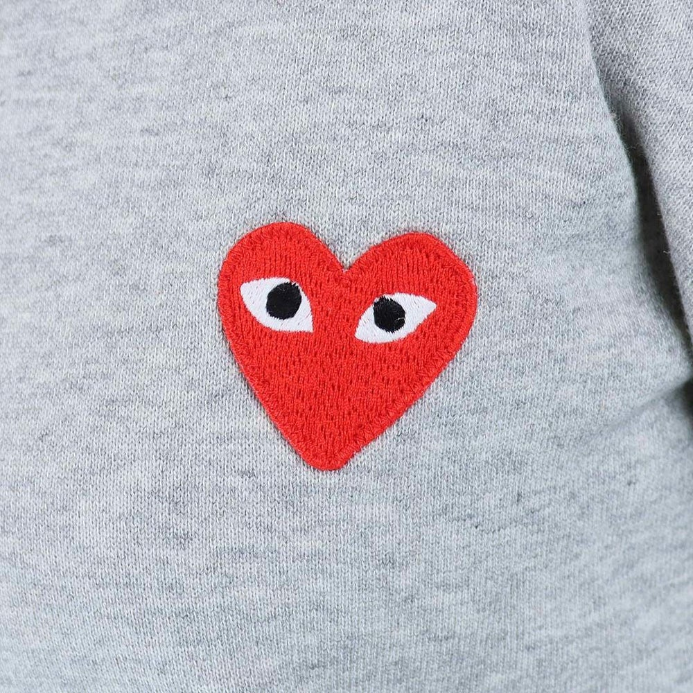 コムデギャルソン COMME DES GARCONS ユニセックス パーカー フーディ スウェット プルオーバー PLAY プレイ T170 SWEATSHIRT RED EMBLEM